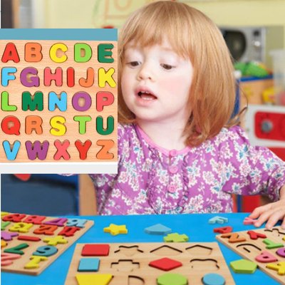 Puzzle 3D en bois Alphabet KIDIPUZLE™ - bebemam.com