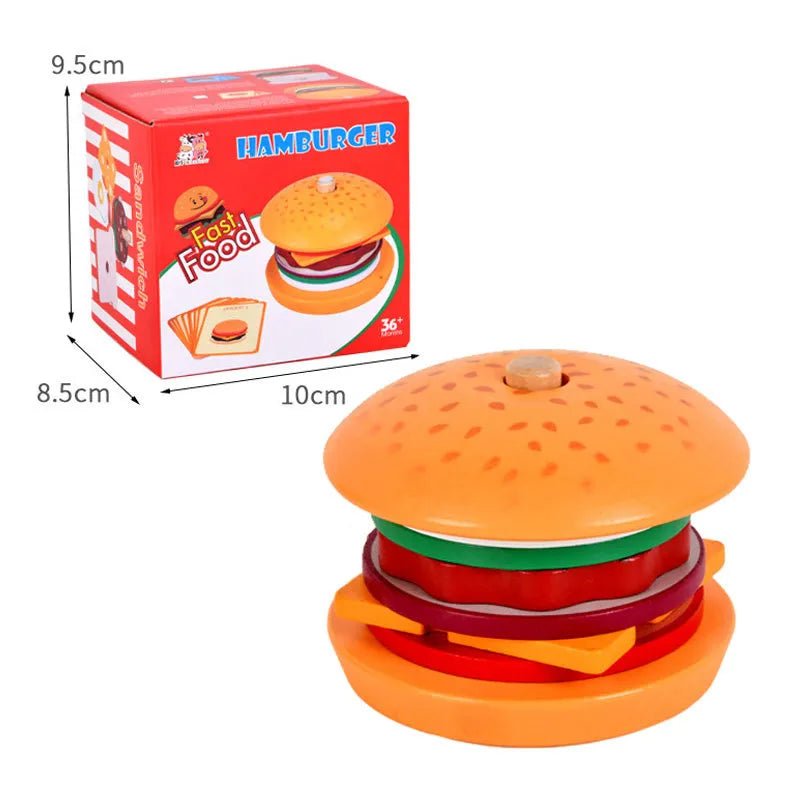 Puzzle bois BURGERS - bebemam.com