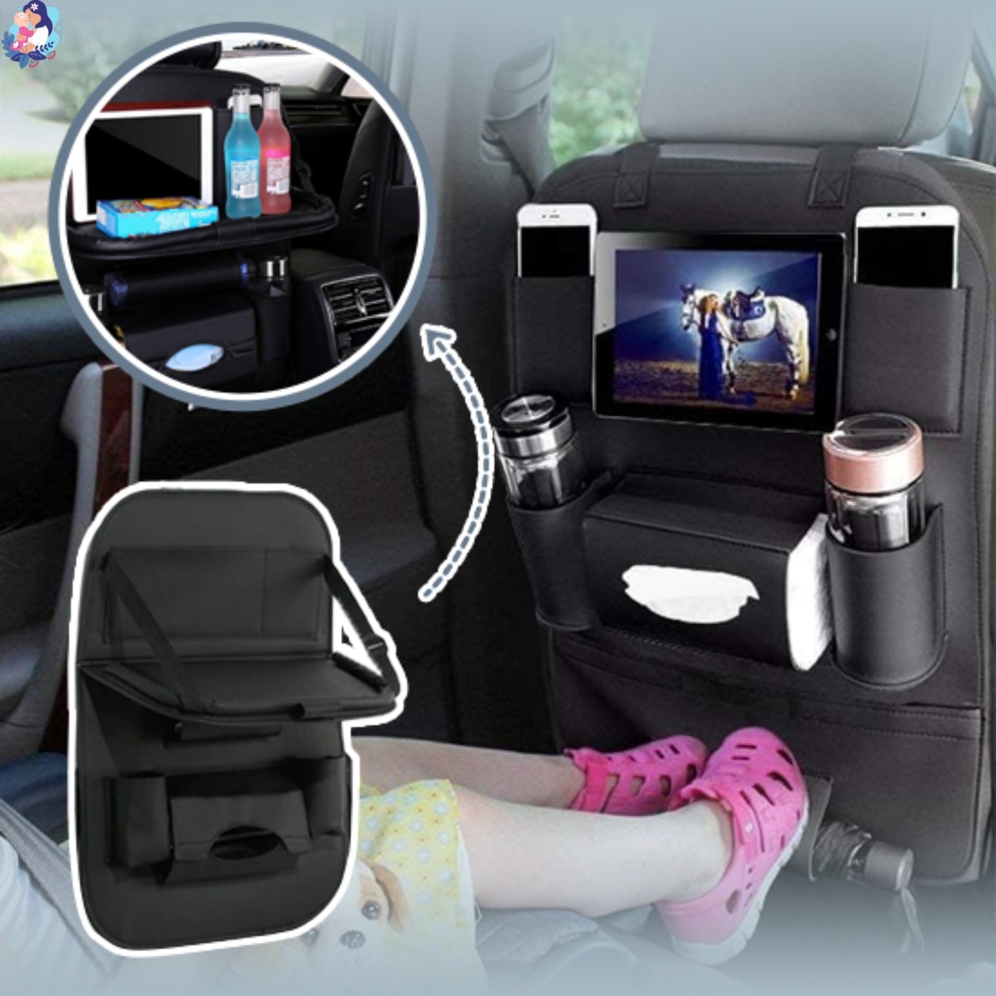 Rangement intérieur voiture ACTICAR™ - bebemam.com