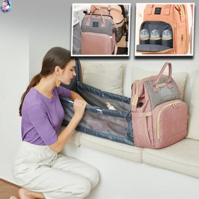 sac-a-dos-a-langer-avec-lit-integre-babylou-utilisation