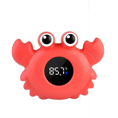 thermometre bain bebe thermocrab rouge