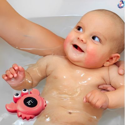 thermometre bain bebe thermocrab taille ideal
