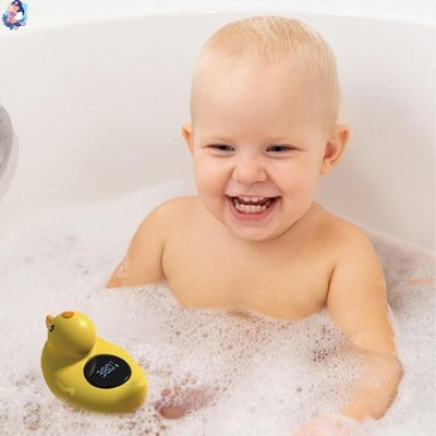 thermometre bain bebe yellow duck design flottant