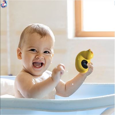 thermometre bain bebe yellow duck double fonction
