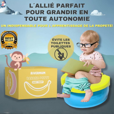 Toilettes pour enfants pliables BANANAâą - bebemam.com