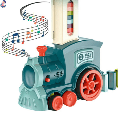Train automatique éducatif DOMINOTIS™ - bebemam.com