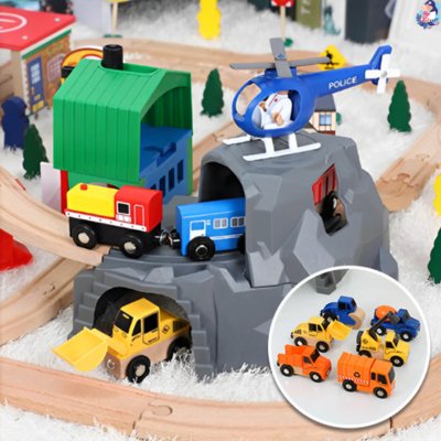 Train magnétique en bois TOY WOOD - bebemam.com