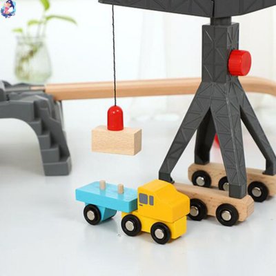 Train magnétique en bois TOY WOOD - bebemam.com