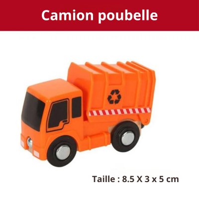 Train magnétique en bois TOY WOOD - bebemam.com