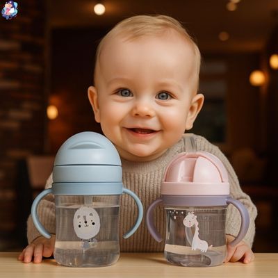 verre bebe anti fuite ergonomique plusieurs couleurs