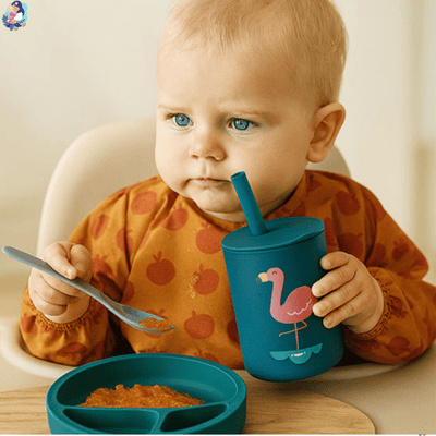 verre bebe anti fuite silicone design attrayant