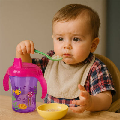 verre pour bebe anti fuites autonomie bec anti fuite