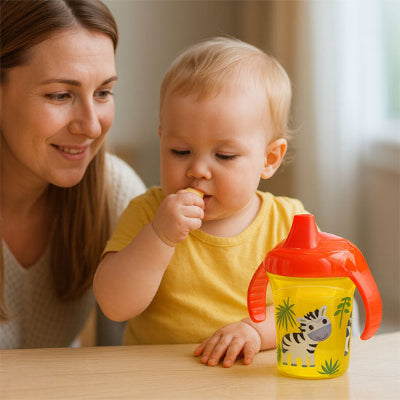 verre pour bebe anti fuites autonomie design favorisant l autonomie