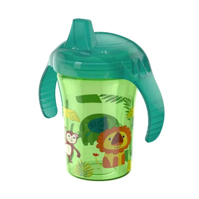 verre pour bebe anti fuites autonomie lion