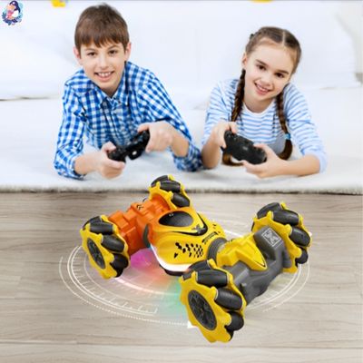voiture telecommandee enfant twist car lumiere led