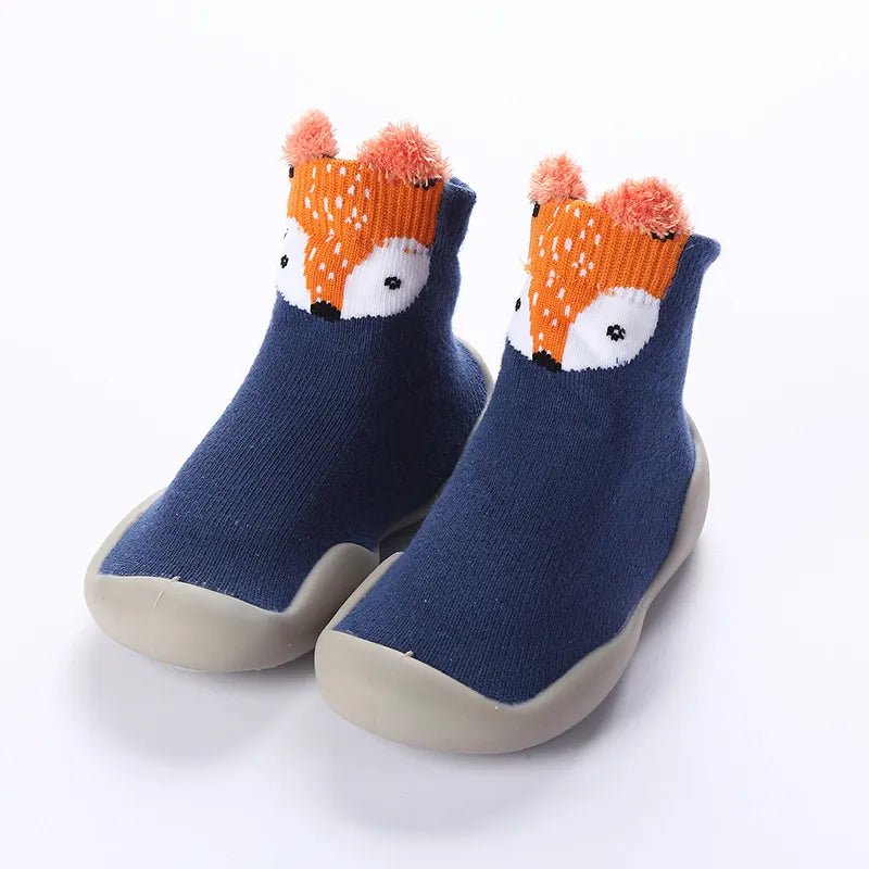 Chaussure chaussettes de sol pour bebes prewalker bleu