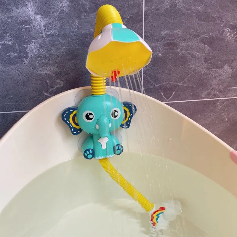 Jouet de bain bebe elephant toys water bleu