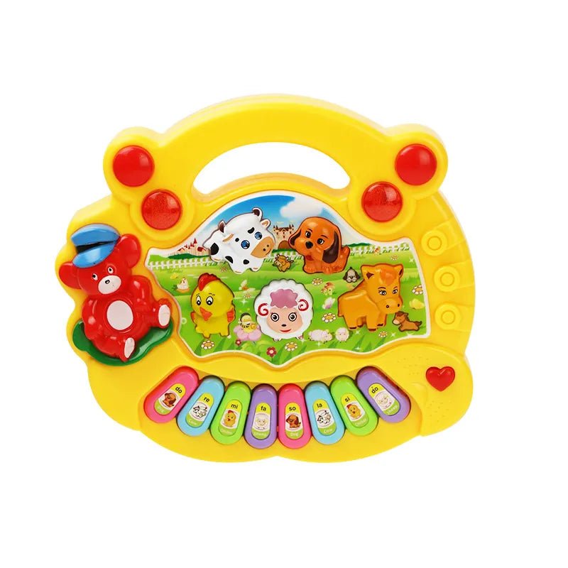 Jouet musical bebe keyboard jaune