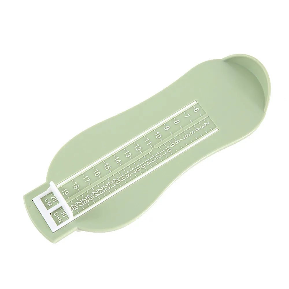 Regle de pied de bebe pour enfants dispositif de mesure pedipied vert