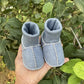 Chaussures d'hiver en cuir et laine bébé - bebemam.com