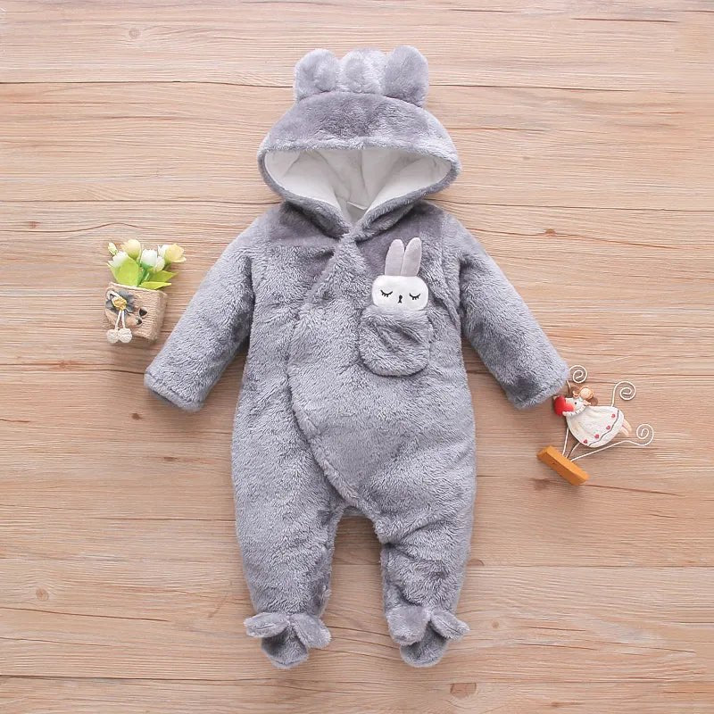 Combinaison en coton à capuche bébé - bebemam.com