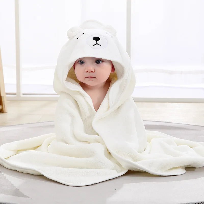 serviette à capuche animaux - bebemam.com