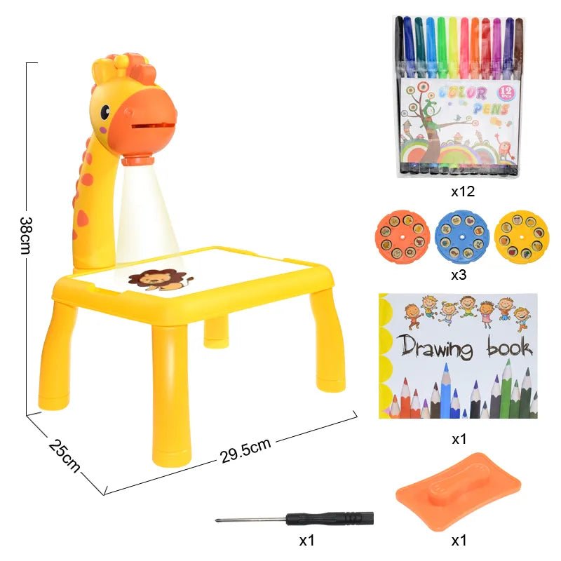 Table de dessins avec rétroprojecteur - bebemam.com