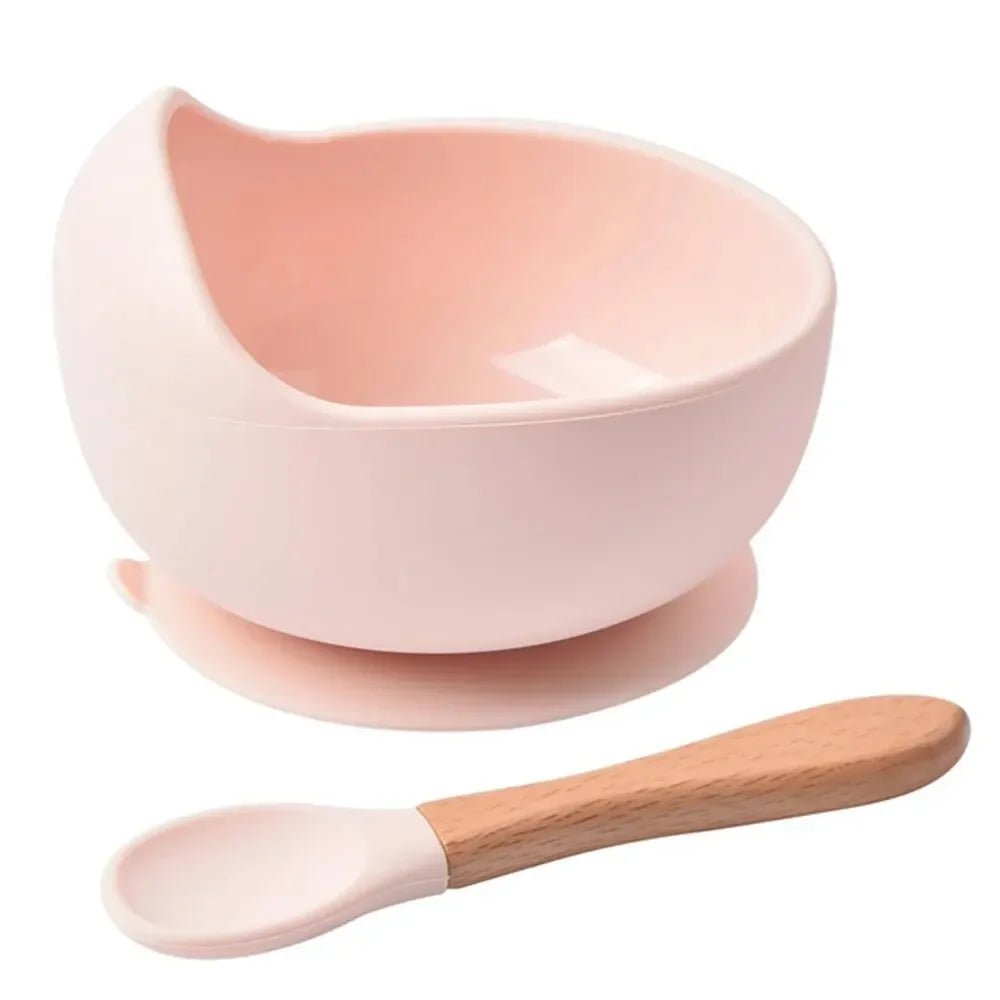 Assiette-bebe-SILIBOW-rose