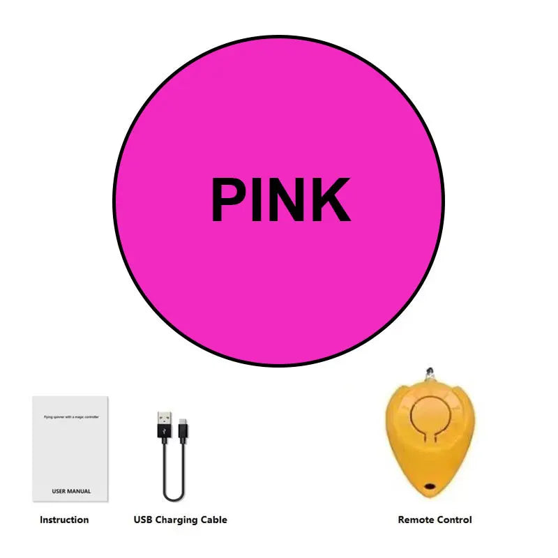 Balle volante lumineuse hover ball rose