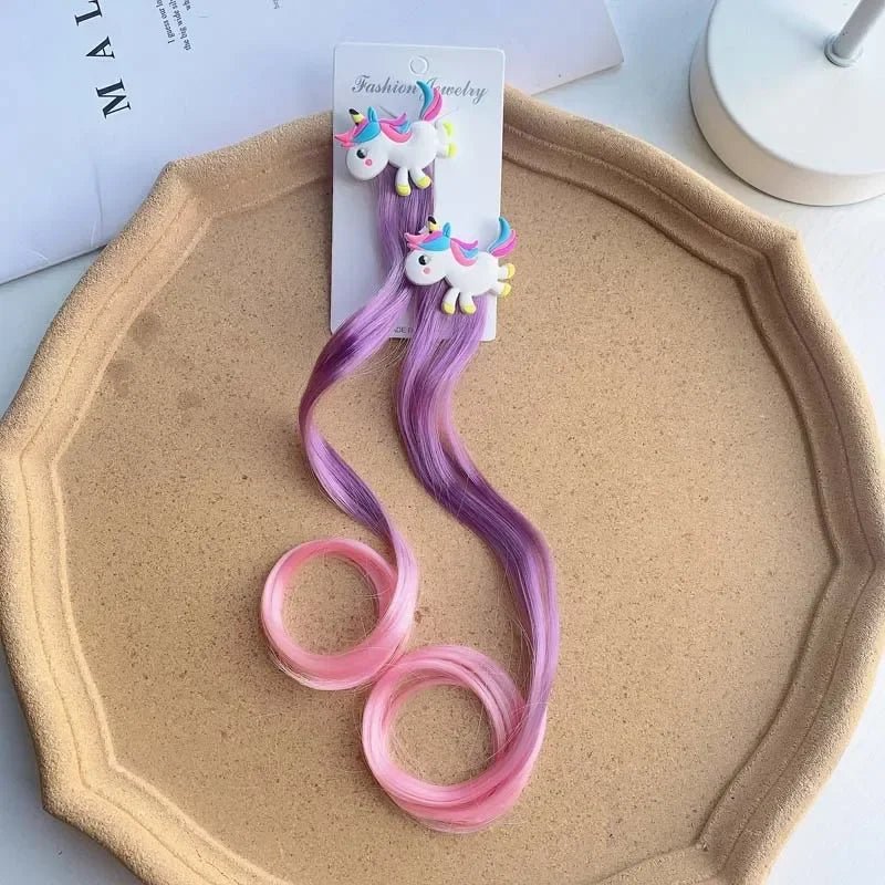 Barrette-cheveux-PRINCESS-licorne-violet