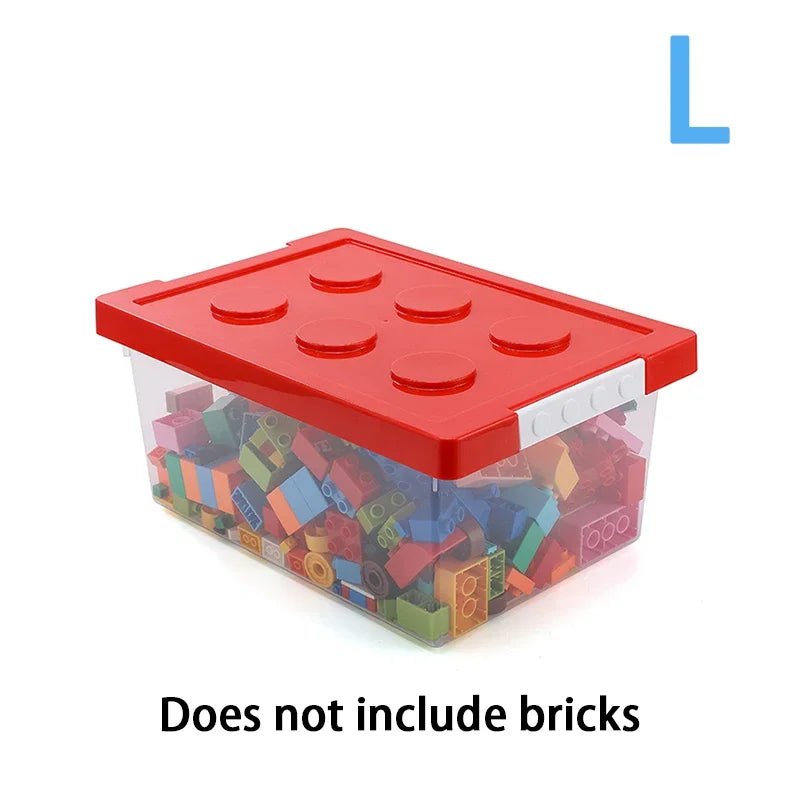 Boite-de-rangement-BLOCK-TOYS-rouge-L