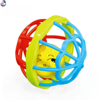 Hochet en caoutchouc souple pour bebe soft ball design