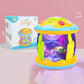 Jouets musicaux avec projecteur drum toy violet