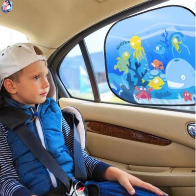 Pare soleil voiture bebe sun shade motifs dessin animes