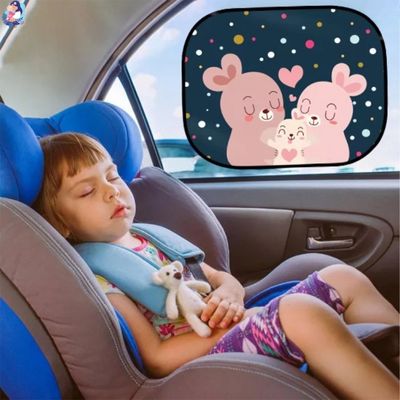 Pare soleil voiture bebe sun shade rangement facile