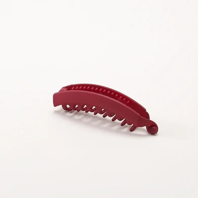 Pince-a-cheveux-BANANE-rouge