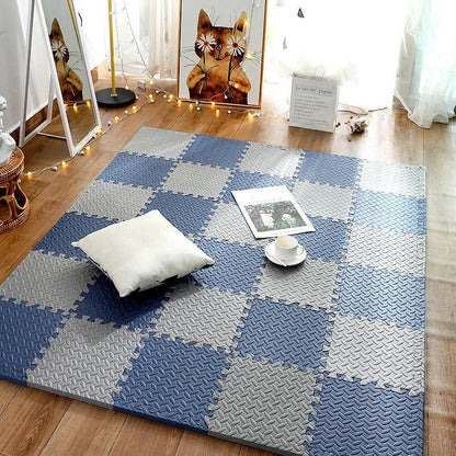 Tapis-d-eveil-BABY-LOL-gris-et-bleu