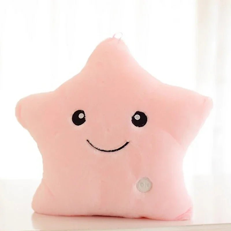 Veilleuse bebe etoiles rose