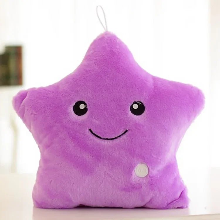 Veilleuse bebe etoiles violet