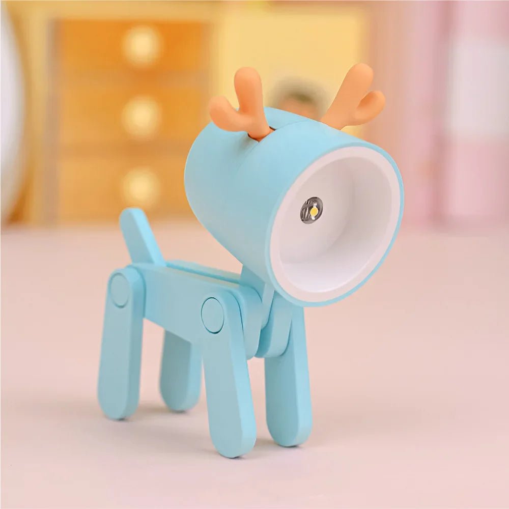 Veilleuse bebe minidog cerfs bleu