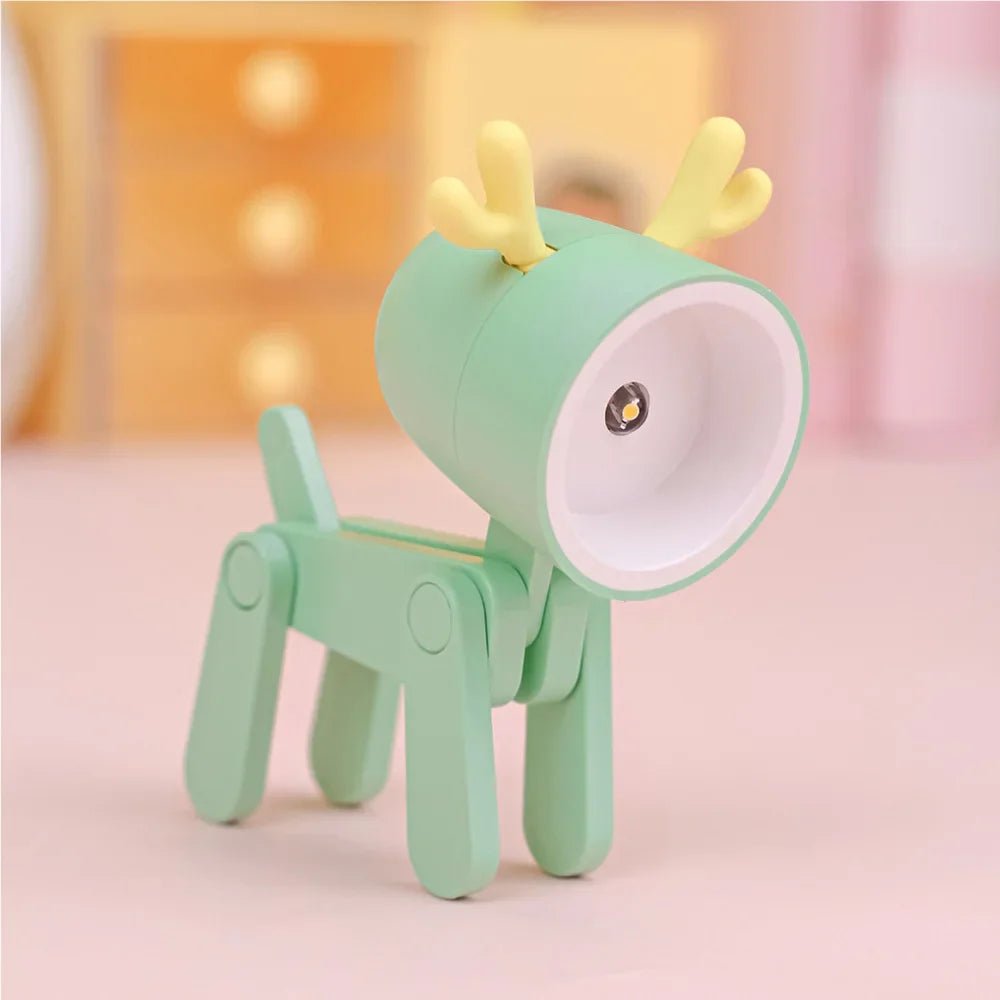 Veilleuse bebe minidog cerfs vert