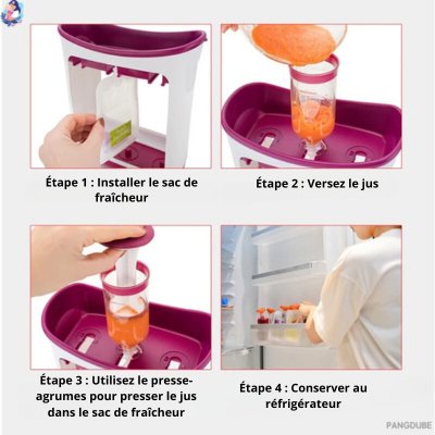 Aliments pour bébé /Station de compression purée BABY FOOD - bebemam.com