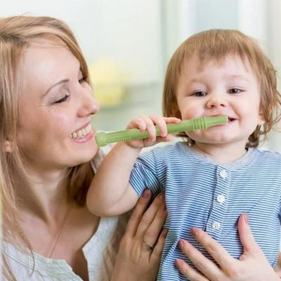 anneau de dentition bebe silicone souple