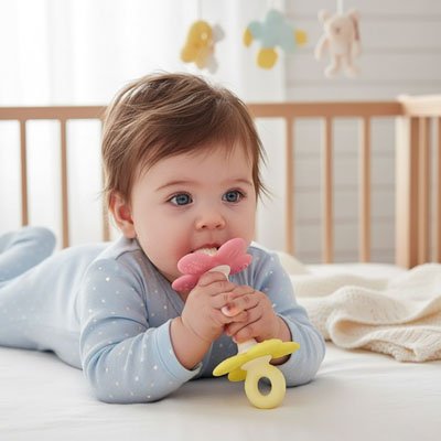 anneau de dentition design ludique