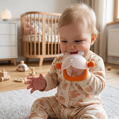 anneau de dentition double texture bebe