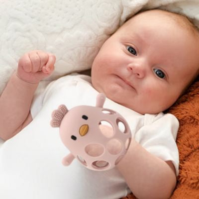 anneau de dentition poussin doux  