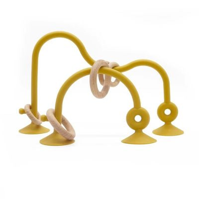 anneau de dentition silicone jaune