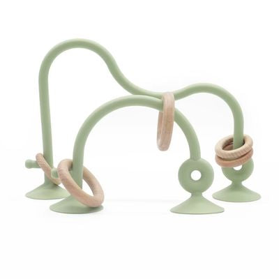 anneau de dentition silicone vert