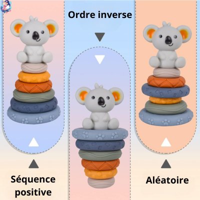 Anneaux à empiler pour Bébés KOALA - bebemam.com
