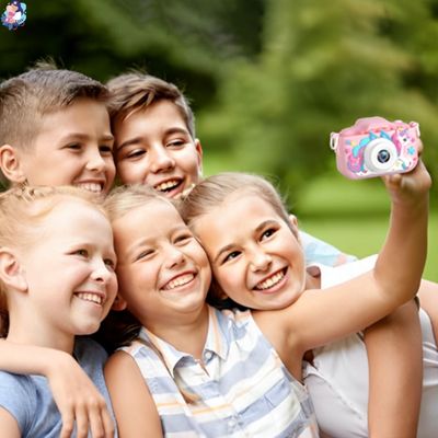 appareil photo enfant entre amis